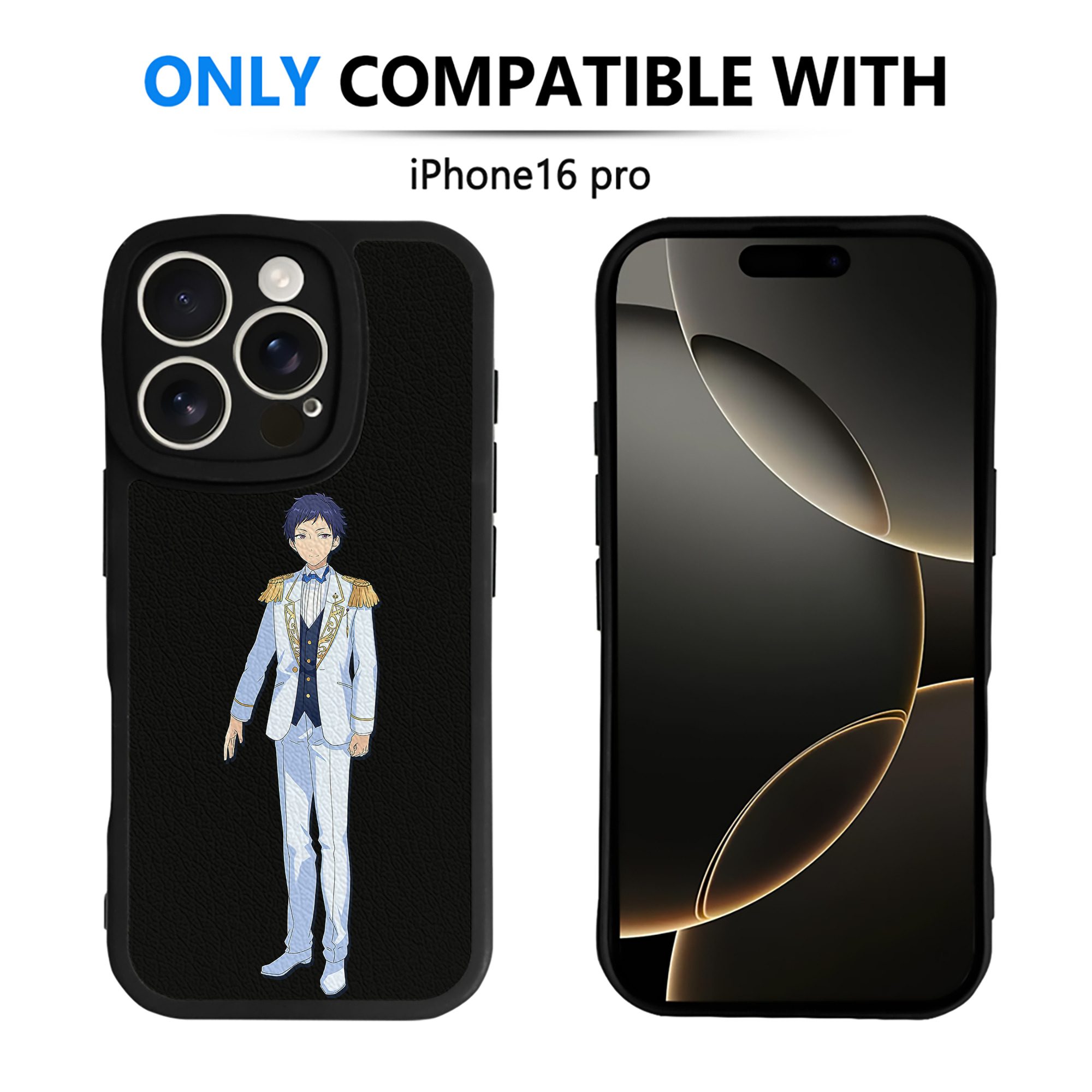 （画像用） あんさんぶるスターズ! Ensemble Stars 【iPhone 16シリーズ対応】シリコンスマホケース（レザー調） 材質：シリコン